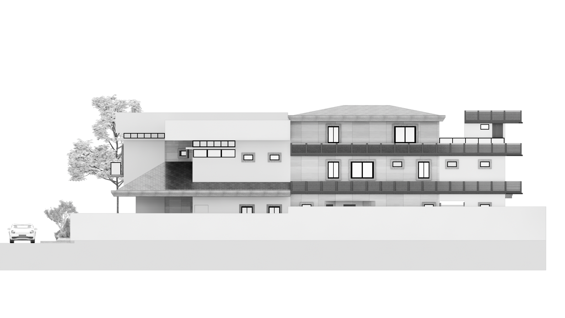 RIGHT SIDE ELEVATION