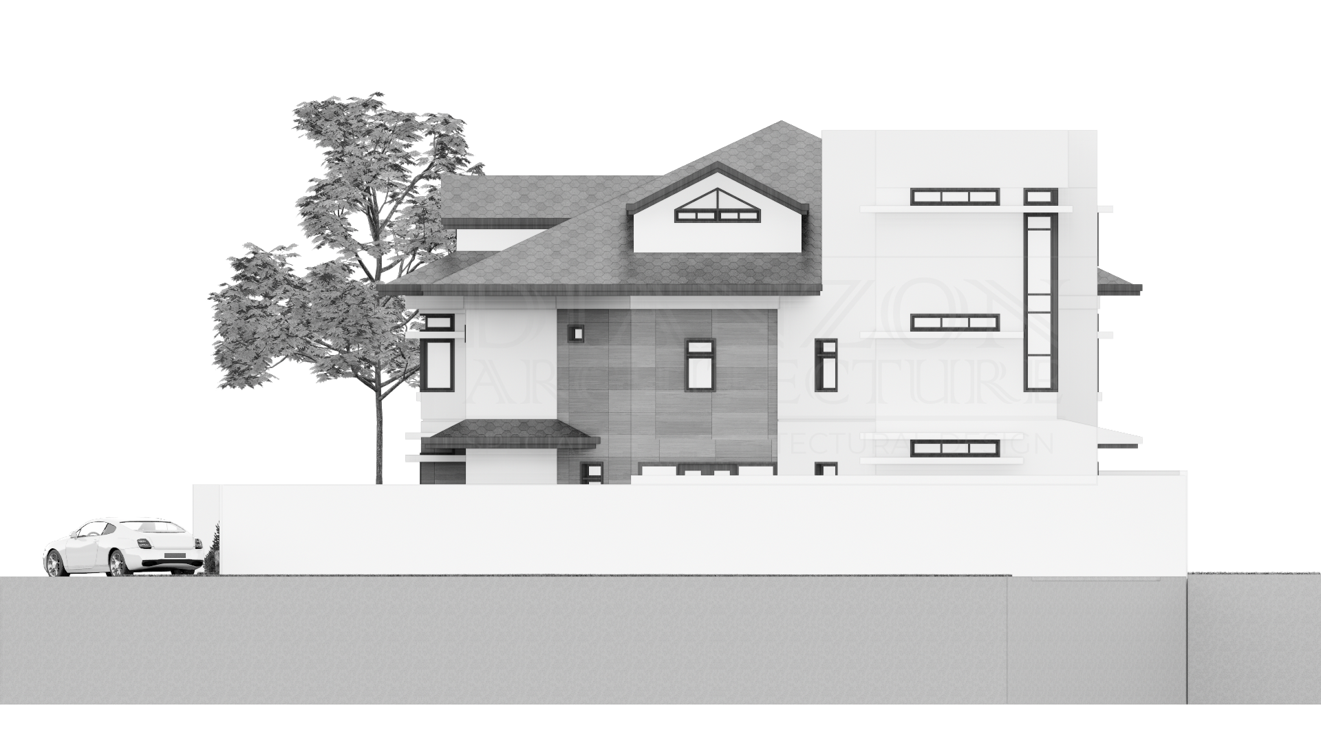 RIGHT SIDE ELEVATION