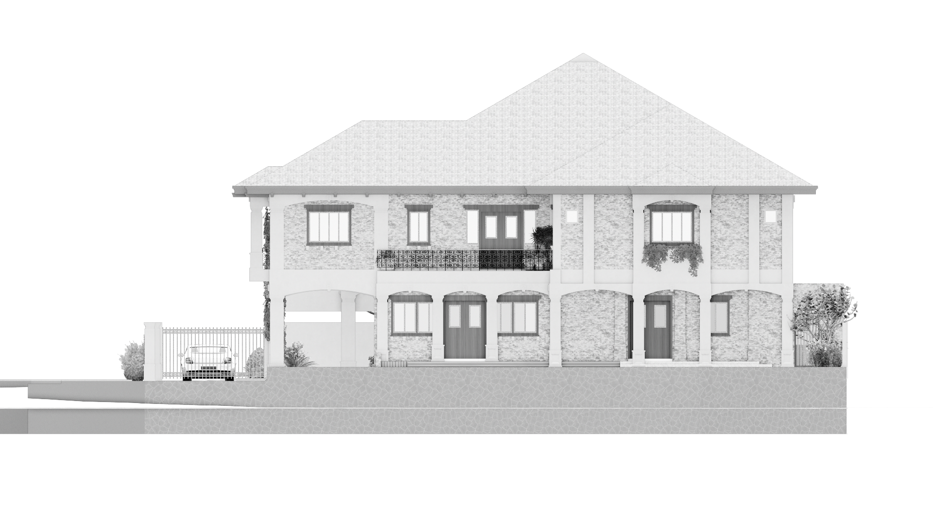 RIGHT SIDE ELEVATION