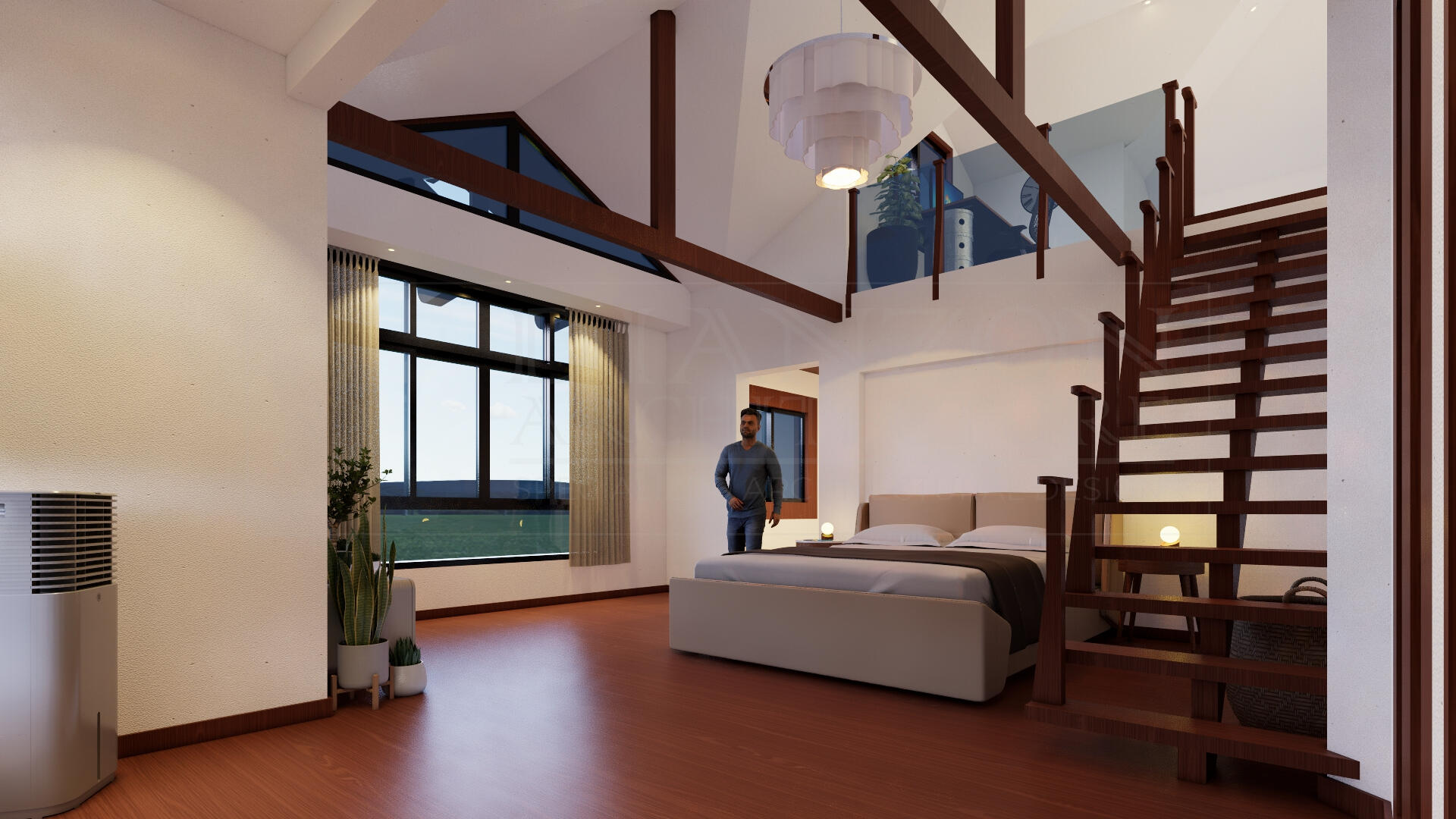 MASTER&#39;S BEDROOM AND LOFT